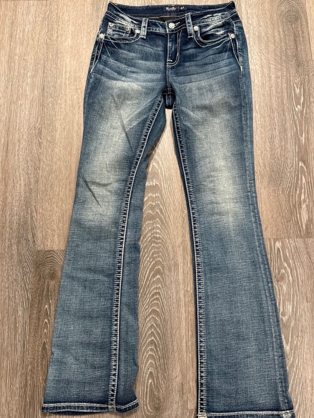 Miss Me Mid Rise Boot Cut Jeans